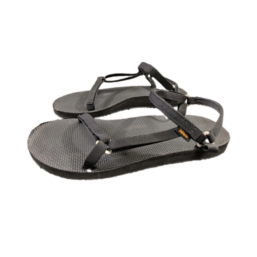Teva Original Universal Slim Sandal Womens 11 Black Outdoor Gorpcore Minimalist